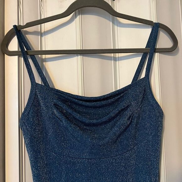 Blue Vintage Maxi Dress - Picture 3 of 4